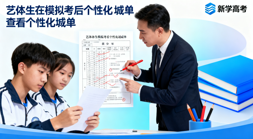 成都艺考生文化课培训新学高考领跑 双师制+分层教学助力本科率98.2%